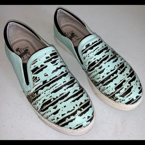 Sam Edelman Circus “Cruz” Black Mint Green 7.5 M.